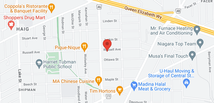 map of 194 RUSSELL Avenue